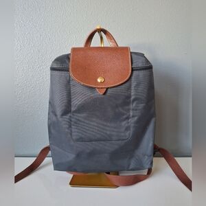 Longchamp Le Pliage Original backpack Grey/graphite recycled nylon